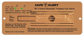 Safe-T-Alert by MTI Industries 35-742-BR Dual LP/CO Alarm - 12V, 35 Series Flush Mount, Brown